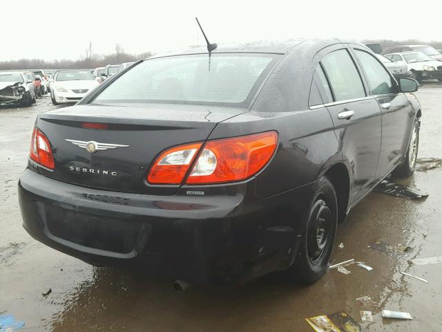 1C3LC66K67N689818 - 2007 CHRYSLER SEBRING LI BLACK photo 4