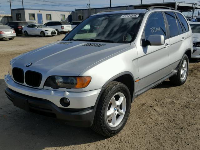 5UXFA53543LV85114 - 2003 BMW X5 3.0I SILVER photo 2