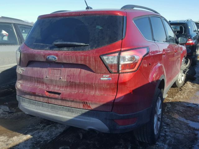 1FMCU9GD7HUC61138 - 2017 FORD ESCAPE SE RED photo 4