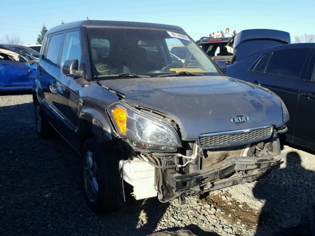 KNDJT2A24B7273430 - 2011 KIA SOUL + GRAY photo 1