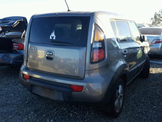 KNDJT2A24B7273430 - 2011 KIA SOUL + GRAY photo 4