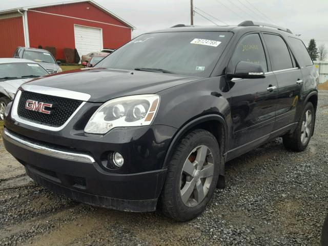 1GKKVRED4BJ238610 - 2011 GMC ACADIA SLT შავი ფოტო 2