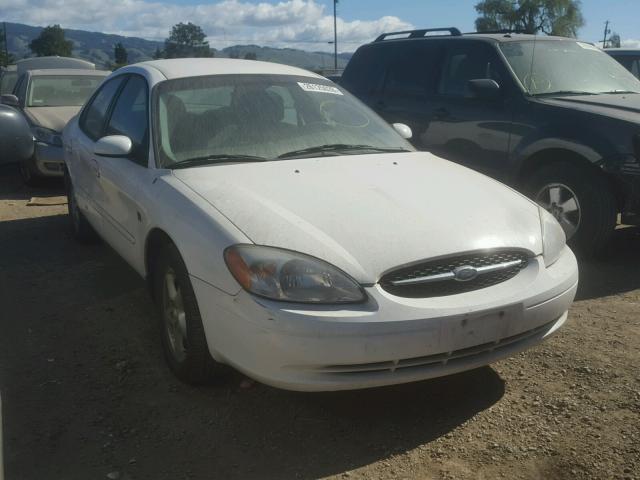 1FAFP55S0YG232507 - 2000 FORD TAURUS SES WHITE photo 1