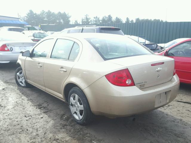 1G1AK55F467744007 - 2006 CHEVROLET COBALT LS GOLD photo 3