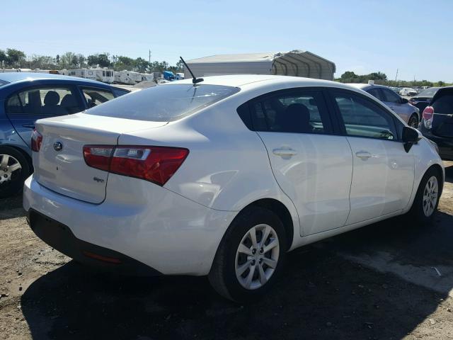 KNADM4A32D6292787 - 2013 KIA RIO LX Սպիտակ լուսանկար 4