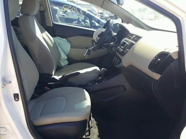 KNADM4A32D6292787 - 2013 KIA RIO LX Սպիտակ լուսանկար 5