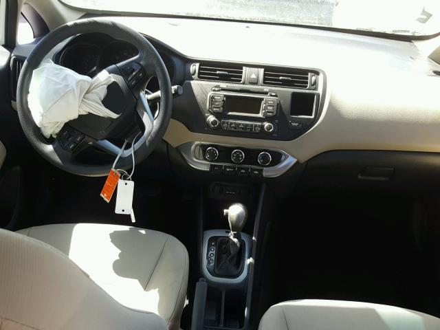 KNADM4A32D6292787 - 2013 KIA RIO LX Սպիտակ լուսանկար 9