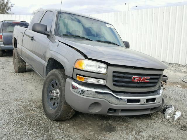 1GTEK19V86Z259554 - 2006 GMC NEW SIERRA GRAY photo 1