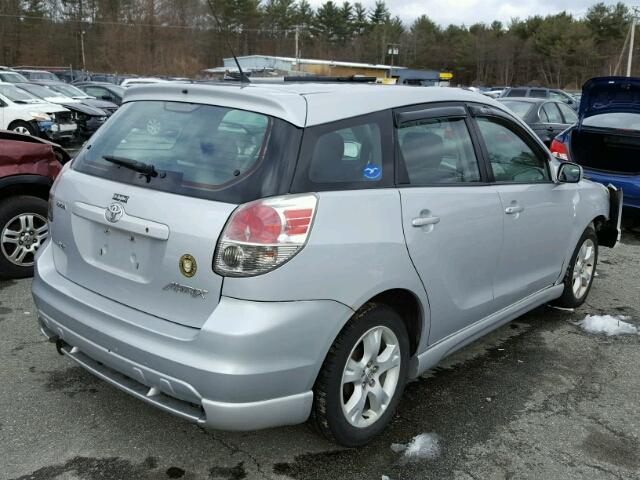 2T1KR32E76C586090 - 2006 TOYOTA COROLLA MA SILVER photo 4