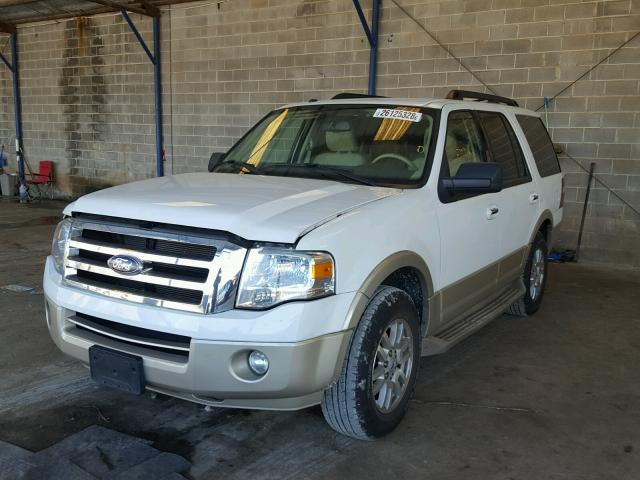 1FMJU1H59AEA87833 - 2010 FORD EXPEDITION WHITE photo 2