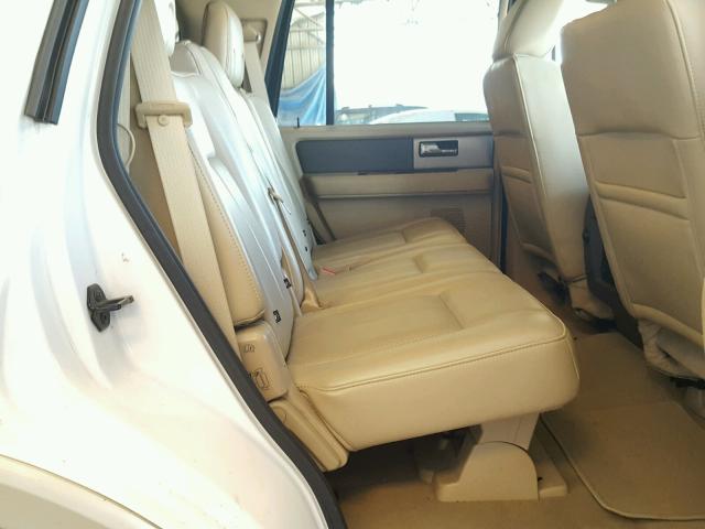 1FMJU1H59AEA87833 - 2010 FORD EXPEDITION WHITE photo 6