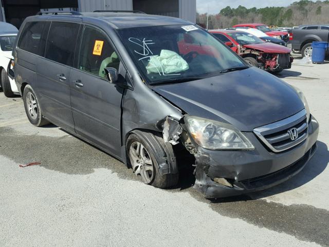 5FNRL387X7B411418 - 2007 HONDA ODYSSEY EX GRAY photo 1