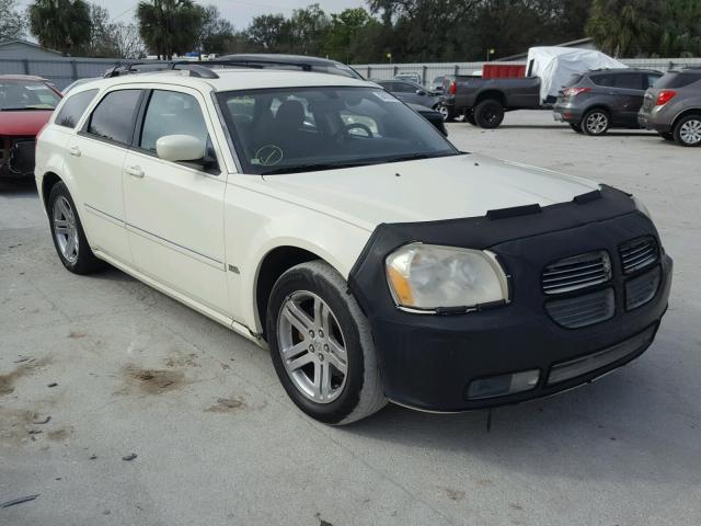 2D4FV47VX6H176923 - 2006 DODGE MAGNUM SXT WHITE photo 1