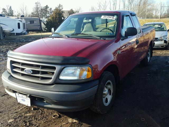 2FTRX17273CB12002 - 2003 FORD F150 RED photo 2