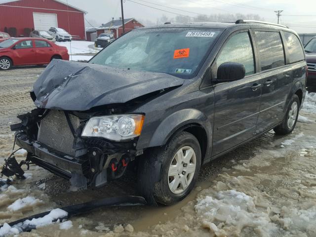 2C4RDGBG1CR149056 - 2012 DODGE GRAND CARA GRAY photo 2