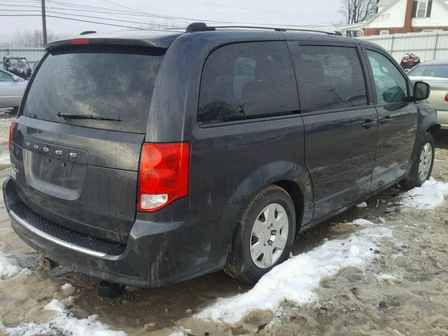 2C4RDGBG1CR149056 - 2012 DODGE GRAND CARA GRAY photo 4