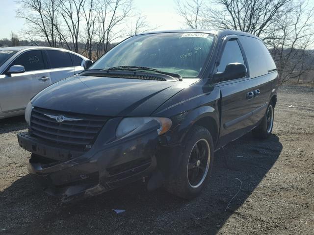 1A4GP45R26B753559 - 2006 CHRYSLER TOWN & COU BLACK photo 2