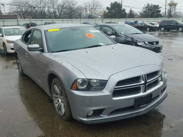 2C3CDXCT9EH303611 - 2014 DODGE CHARGER R/ SILVER photo 1