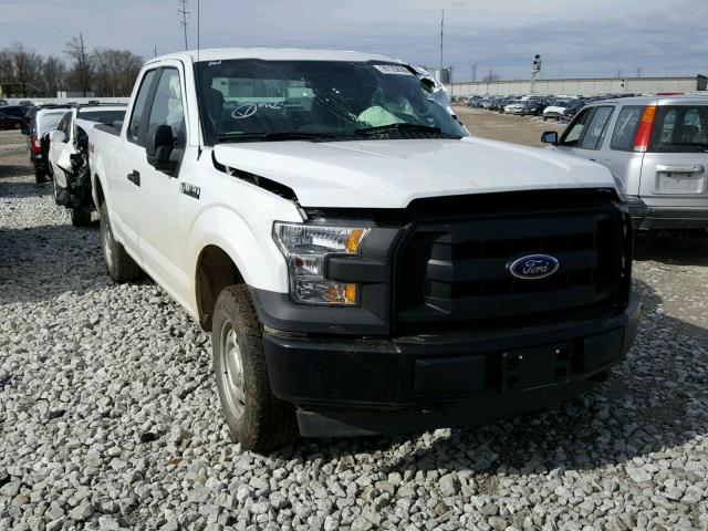 1FTEX1E82HFC38222 - 2017 FORD F150 SUPER WHITE photo 1