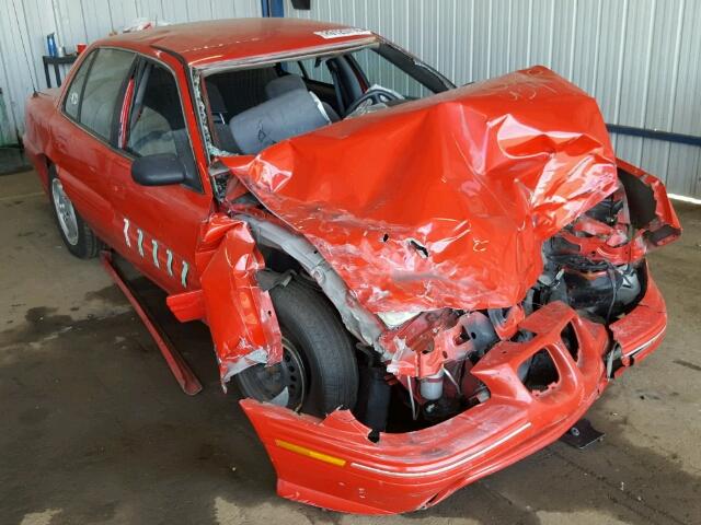 1G2NE52M4TC773954 - 1996 PONTIAC GRAND AM S RED photo 1