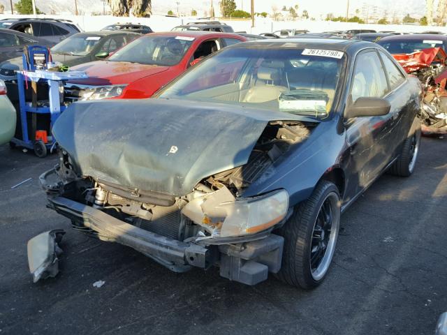 1HGCG2252WA010949 - 1998 HONDA ACCORD EX GRAY photo 2