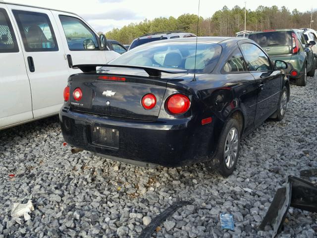 1G1AT18H897240700 - 2009 CHEVROLET COBALT LT BLACK photo 4