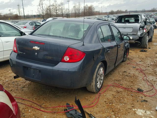 1G1AR55H697184220 - 2009 CHEVROLET COBALT BLUE photo 4