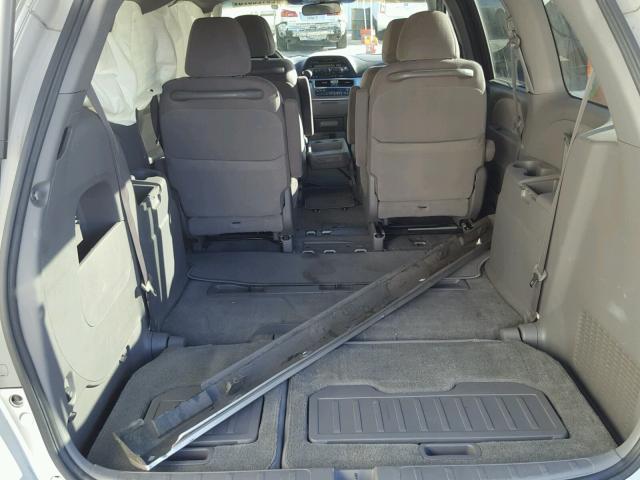 5FNRL38468B019608 - 2008 HONDA ODYSSEY EX SILVER photo 10