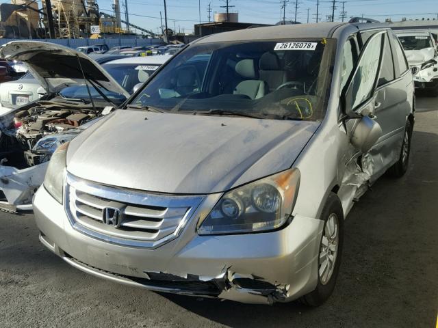 5FNRL38468B019608 - 2008 HONDA ODYSSEY EX SILVER photo 2