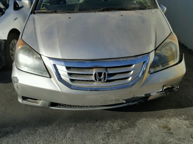 5FNRL38468B019608 - 2008 HONDA ODYSSEY EX SILVER photo 7