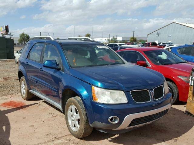 2CKDL63F076113940 - 2007 PONTIAC TORRENT TURQUOISE photo 1