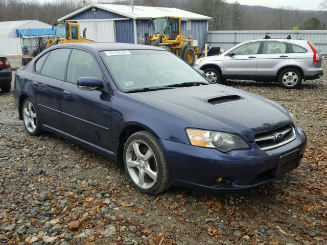 4S3BL676354219337 - 2005 SUBARU LEGACY GT BLUE photo 1