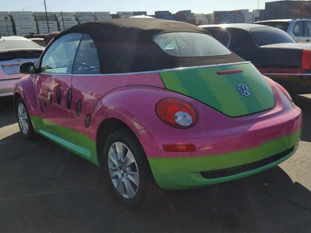3VWRF31Y99M402201 - 2009 VOLKSWAGEN NEW BEETLE 粉色 照片 3
