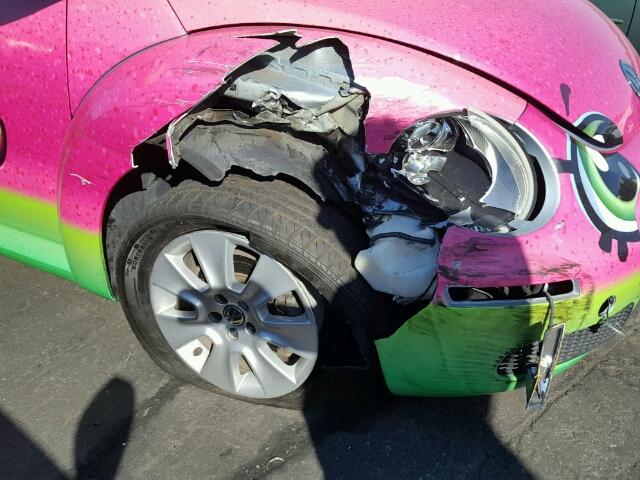 3VWRF31Y99M402201 - 2009 VOLKSWAGEN NEW BEETLE 粉色 照片 9