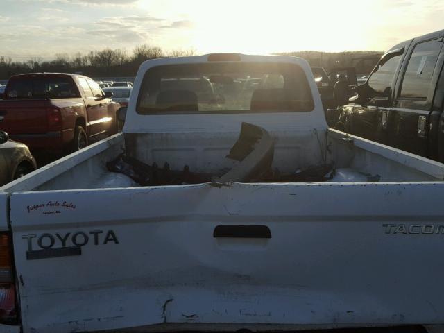 5TEPM62N34Z341865 - 2004 TOYOTA TACOMA WHITE photo 6