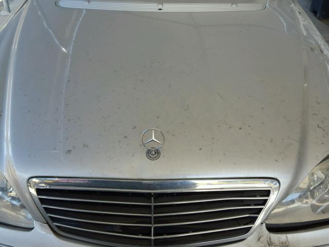 WDBNG70J84A399516 - 2004 MERCEDES-BENZ S 430 SILVER photo 7