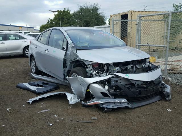 JTDKARFPXH3003965 - 2017 TOYOTA PRIUS PRIM ვერცხლისფერი ფოტო 1