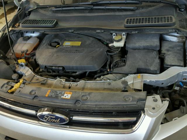 1FMCU9JX8EUA38198 - 2014 FORD ESCAPE TIT SILVER photo 7