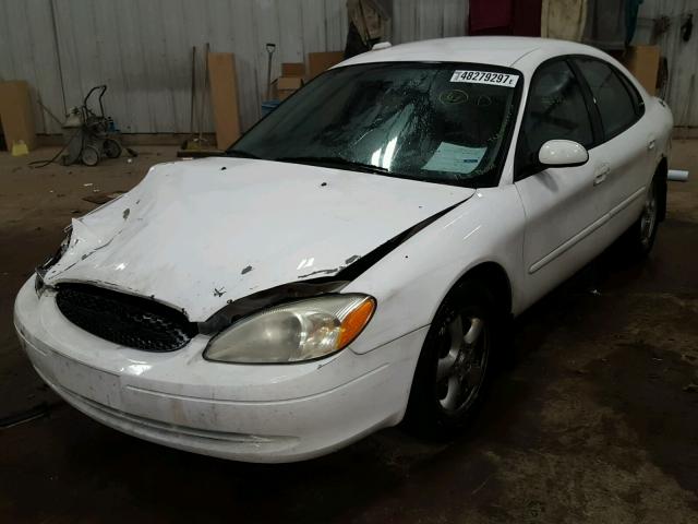 1FAFP53203G235399 - 2003 FORD TAURUS SE WHITE photo 2