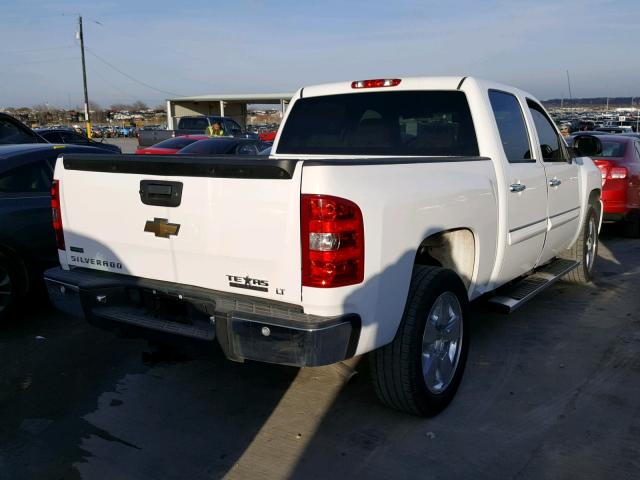 3GCPCSE04BG225742 - 2011 CHEVROLET SILVERADO WHITE photo 4