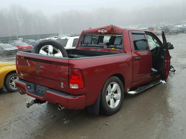 1C6RR7KT3ES110024 - 2014 RAM 1500 ST MAROON photo 4