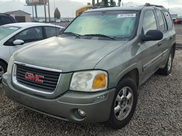 1GKDS13SX32184200 - 2003 GMC ENVOY GREEN photo 2