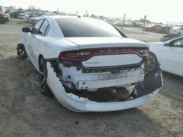 2C3CDXBG5GH173138 - 2016 DODGE CHARGER SE WHITE photo 3