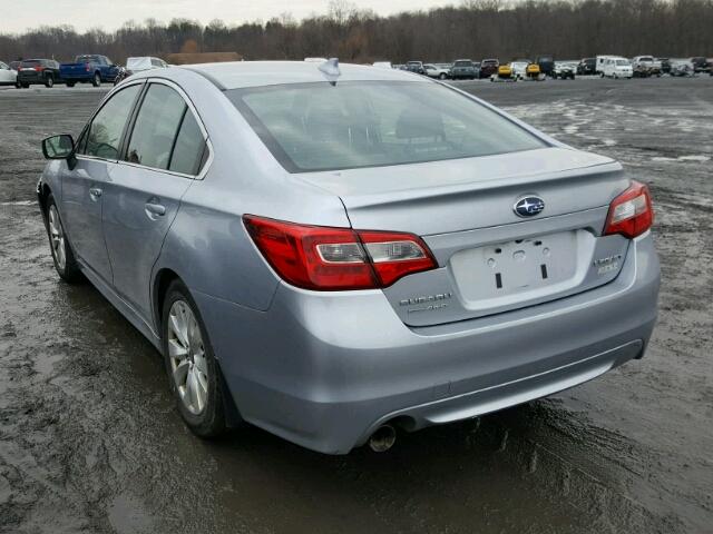 4S3BNAC60G3015882 - 2016 SUBARU LEGACY 2.5 SILVER photo 3