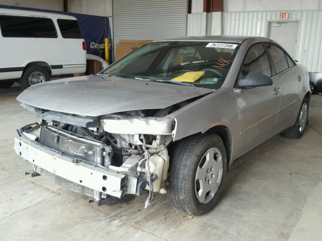 1G2ZF55B164277503 - 2006 PONTIAC G6 SE SILVER photo 2