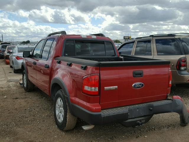 1FMEU31E89UA18480 - 2009 FORD EXPLORER S RED photo 3