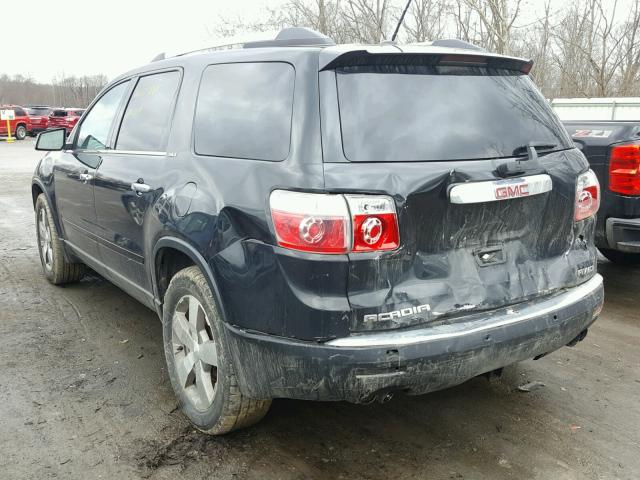 1GKKVSED6BJ161570 - 2011 GMC ACADIA SLT შავი ფოტო 3