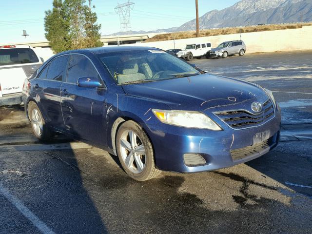 4T1BF3EK6BU635931 - 2011 TOYOTA CAMRY BASE BLUE photo 1