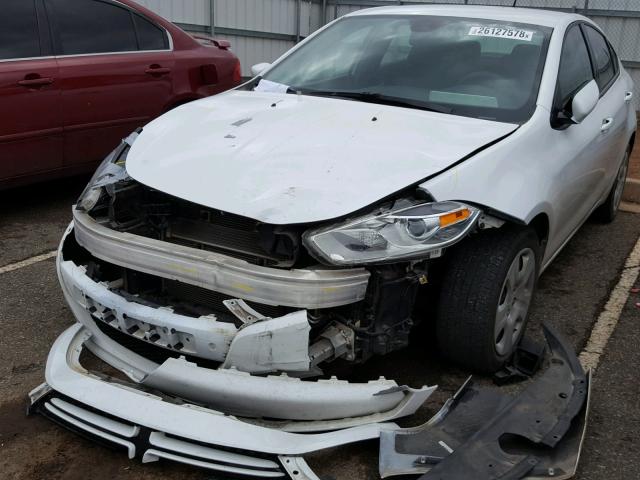 1C3CDFAA3GD549324 - 2016 DODGE DART SE WHITE photo 9