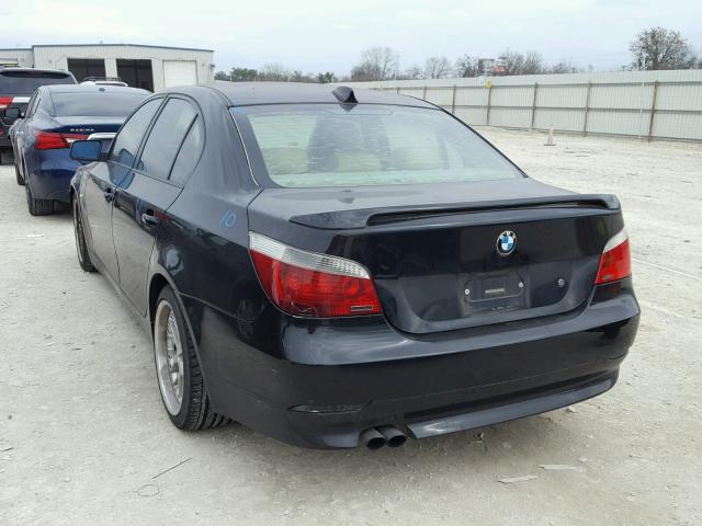 WBANA735X4B806132 - 2004 BMW 530 I BLACK photo 3